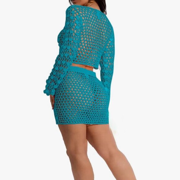 ✨ Beach Net Glam Set – Summer Seduction in Crochet ✨ - Picture 8 of 10
